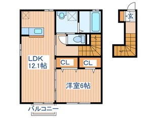 ベルメゾンＡの物件間取画像